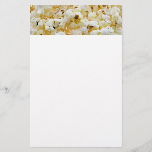 Achtergrond van popcorn briefpapier (Voorkant)
