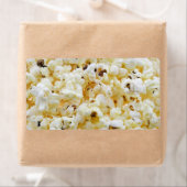 Achtergrond van popcorn etiket (Insitu)