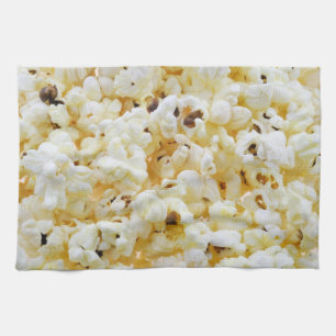Achtergrond van popcorn theedoek
