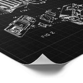  achtergrond van Poster van het Patent van de Came (Hoek)