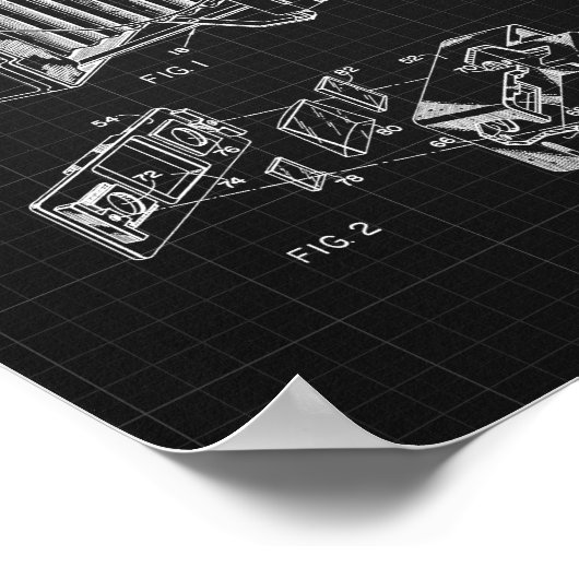 achtergrond van Poster van het Patent van de Came (Hoek)