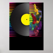 Achtergrond van Retro Party Poster (Voorkant)