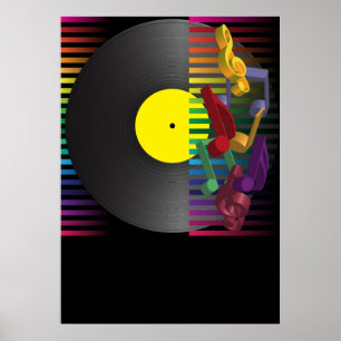 Achtergrond van Retro Party Poster