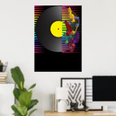 Achtergrond van Retro Party Poster (Thuiskantoor)