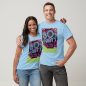 Achtergrond van Retro Party T-shirt (Unisex)