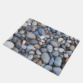 achtergrond van riviergesteente deurmat (Schuin)