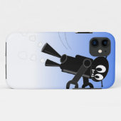 Achtergrond van robot Blue Sky Case-Mate iPhone Case (Achterkant (horizontaal))