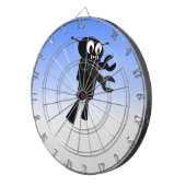 Achtergrond van robot Blue Sky Dartbord (Voorkant Rechts)