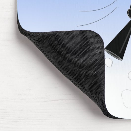 Achtergrond van robot Blue Sky Muismat (Hoek)