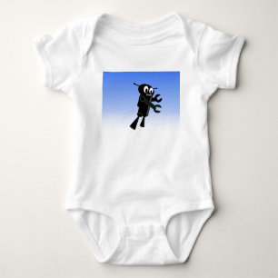 Achtergrond van robot Blue Sky Romper