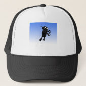 Achtergrond van robot Blue Sky Trucker Pet (Voorkant)