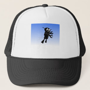 Achtergrond van robot Blue Sky Trucker Pet