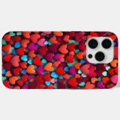 Achtergrond van rode harten romance video nieuwe k Case-Mate iPhone case (Achterkant (horizontaal))