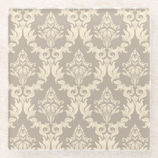 Achtergrond van schadevraag glazen onderzetter (Voorkant)