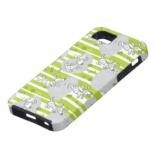 achtergrond van speelpatroon Case-Mate iPhone case (Onderkant)