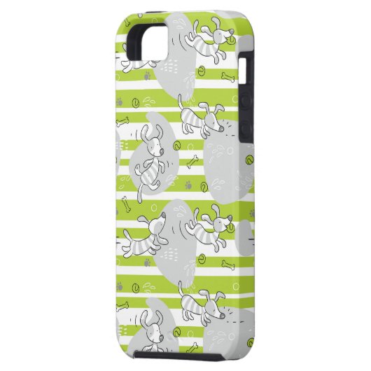 achtergrond van speelpatroon Case-Mate iPhone case (Achterkant Links)