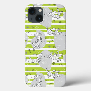 achtergrond van speelpatroon iPhone 13 hoesje