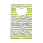 achtergrond van speelpatroon creditkaart flessenopener (Achterkant)