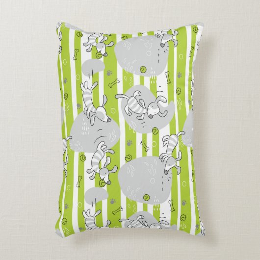 achtergrond van speelpatroon decoratief kussen (Voorkant(Verticaal))