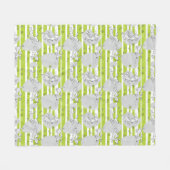 achtergrond van speelpatroon fleece deken (Voorkant (Horizontaal))