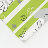 achtergrond van speelpatroon fleece deken (Hoek)