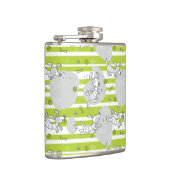 achtergrond van speelpatroon heupfles (Rechts)