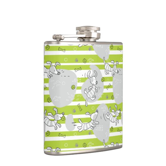 achtergrond van speelpatroon heupfles (Rechts)