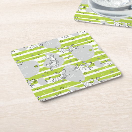 achtergrond van speelpatroon kartonnen onderzetters (Schuin)