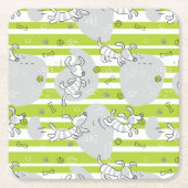 achtergrond van speelpatroon kartonnen onderzetters (Voorkant)