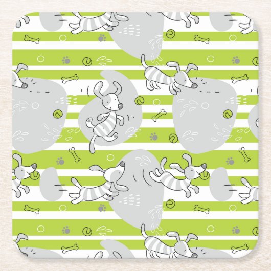 achtergrond van speelpatroon kartonnen onderzetters (Voorkant)