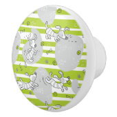 achtergrond van speelpatroon keramische knop (Rechts)