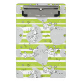 achtergrond van speelpatroon mini klembord (Voorkant)