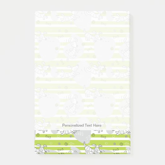 achtergrond van speelpatroon post-it® notes (Voorkant)