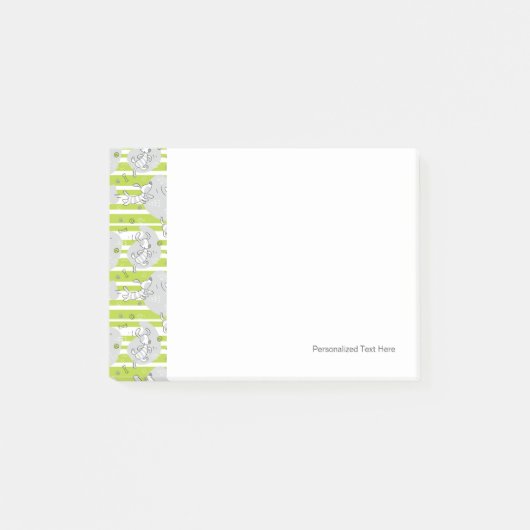 achtergrond van speelpatroon post-it® notes (Voorkant)