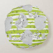 achtergrond van speelpatroon rond kussen (Achterkant)