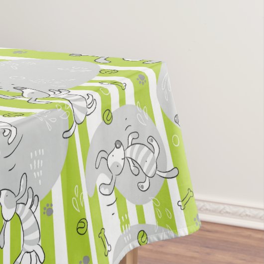 achtergrond van speelpatroon tafelkleed (Voorbeeld)