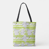 achtergrond van speelpatroon tote bag (Achterkant)