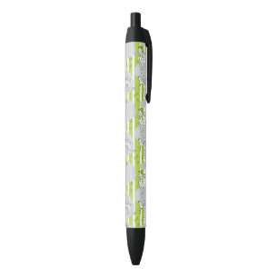 achtergrond van speelpatroon zwarte inkt pen