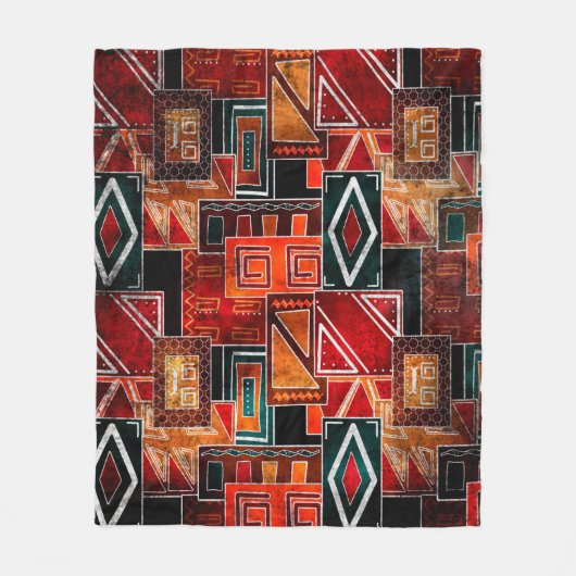 Achtergrond van standaard folkgrunge fleece deken (Voorkant)