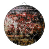Achtergrond van steenbarstvorm dartbord (Voorkant)