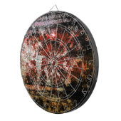 Achtergrond van steenbarstvorm dartbord (Voorkant Rechts)