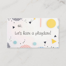 Achtergrond van strepen in cirkels met kopieerruim visitekaartje