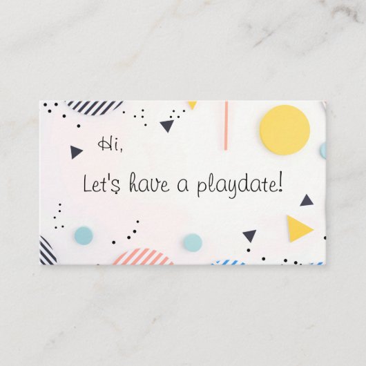 Achtergrond van strepen in cirkels met kopieerruim visitekaartje (Voorkant)