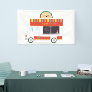 Achtergrond van TACO Truck-verjaardagsfeestje Spandoek