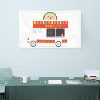 Achtergrond van TACO Truck-verjaardagsfeestje Spandoek