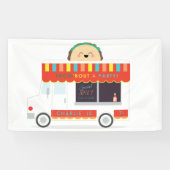 Achtergrond van TACO Truck-verjaardagsfeestje Spandoek (Horizontaal)