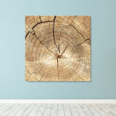 Achtergrond van tekenreeksen canvas afdruk (Insitu (Houten vloer))