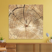 Achtergrond van tekenreeksen canvas afdruk (Insitu (Woonkamer))