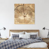 Achtergrond van tekenreeksen canvas afdruk (Insitu (Slaapkamer))