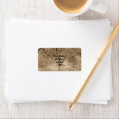 Achtergrond van tekenreeksen etiket (Insitu)